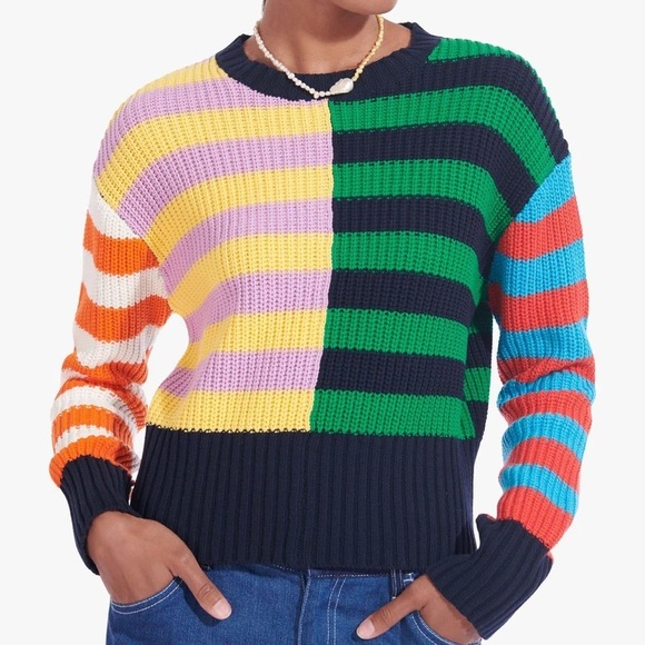 STAUD Sweaters - STAUD - Bridgeport Sweater - Multi - Sz Large